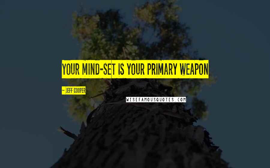 Jeff Cooper quotes: Your mind-set is your primary weapon