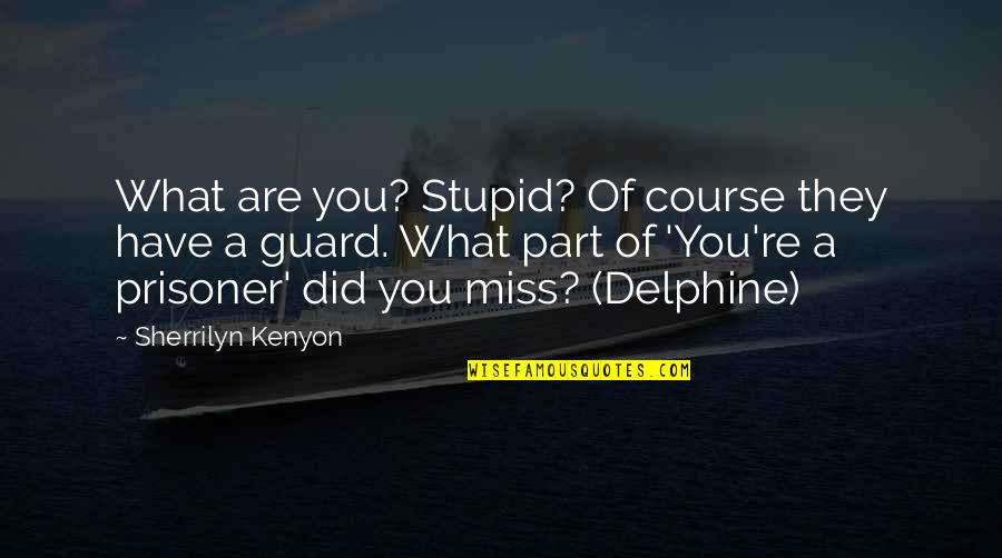 Jenawik Quotes By Sherrilyn Kenyon: What are you? Stupid? Of course they have Jenawik Quotes By Sherrilyn Kenyon: What are you? Stupid? Of course they have
