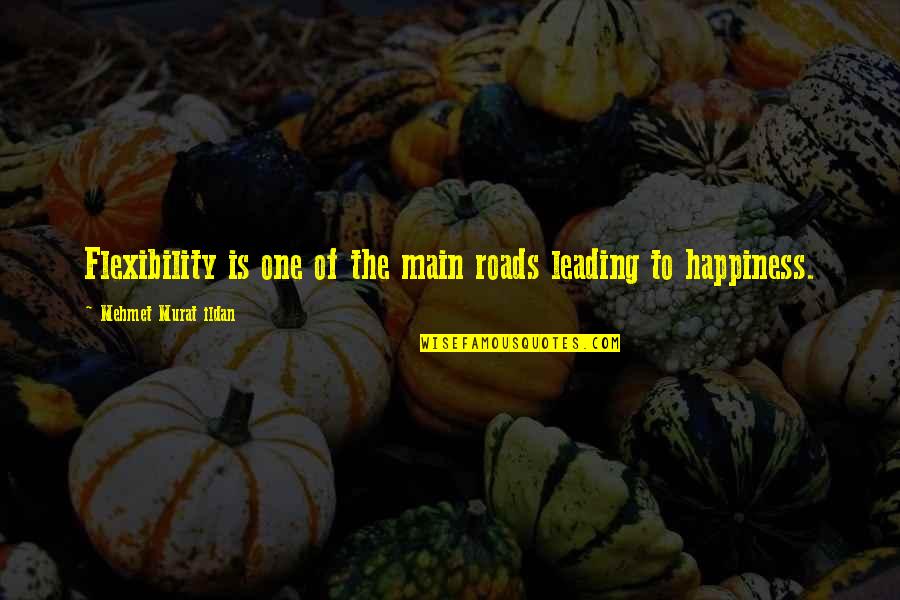 Jenifas Diary Quotes By Mehmet Murat Ildan: Flexibility is one of the main roads leading Jenifas Diary Quotes By Mehmet Murat Ildan: Flexibility is one of the main roads leading
