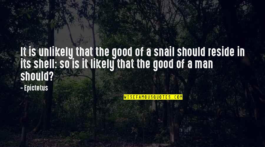 Jenissa Valdez Quotes By Epictetus: It is unlikely that the good of a