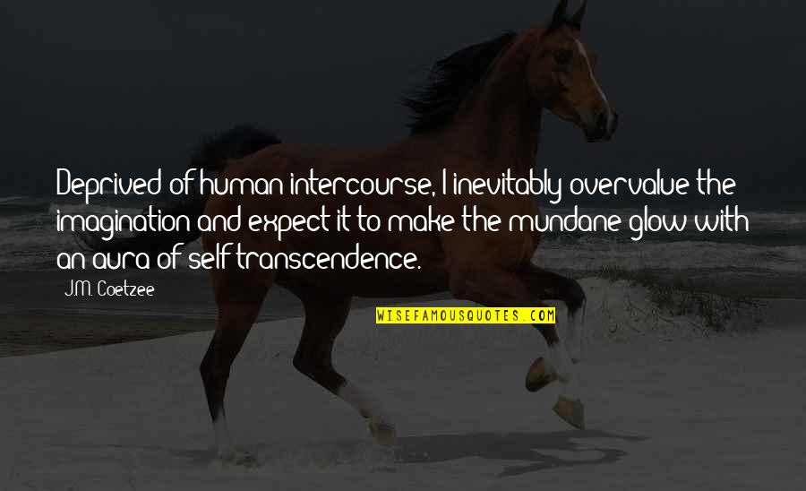 Jenny Craig Inspirational Quotes By J.M. Coetzee: Deprived of human intercourse, I inevitably overvalue the Jenny Craig Inspirational Quotes By J.M. Coetzee: Deprived of human intercourse, I inevitably overvalue the