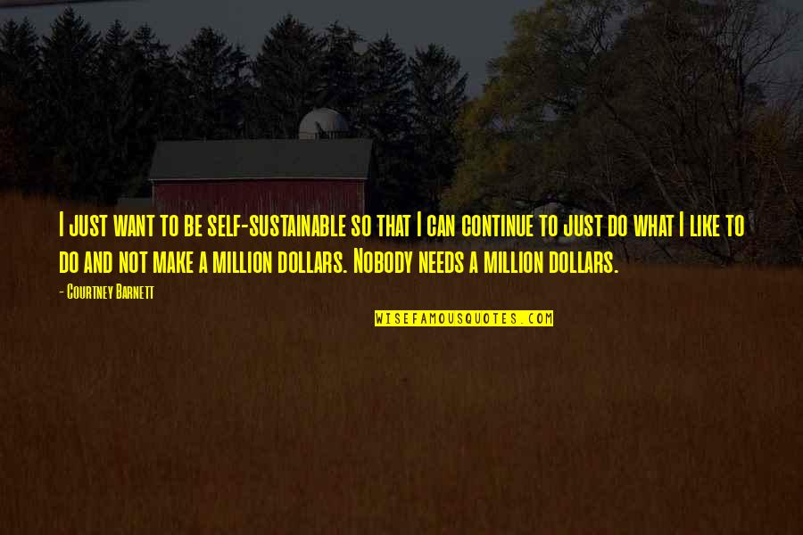 Jeopardy Parody Quotes By Courtney Barnett: I just want to be self-sustainable so that Jeopardy Parody Quotes By Courtney Barnett: I just want to be self-sustainable so that