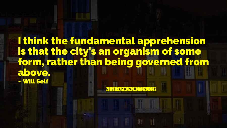 Jerarquia De Operaciones Quotes By Will Self: I think the fundamental apprehension is that the Jerarquia De Operaciones Quotes By Will Self: I think the fundamental apprehension is that the