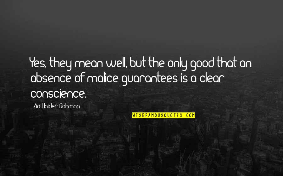 Jergovic Miljenko Quotes By Zia Haider Rahman: Yes, they mean well, but the only good Jergovic Miljenko Quotes By Zia Haider Rahman: Yes, they mean well, but the only good