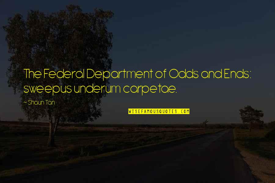 Jernej Lorenci Quotes By Shaun Tan: The Federal Department of Odds and Ends: sweepus