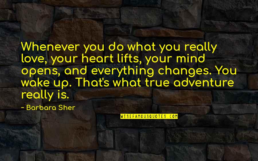 Jeslenik Quotes By Barbara Sher: Whenever you do what you really love, your