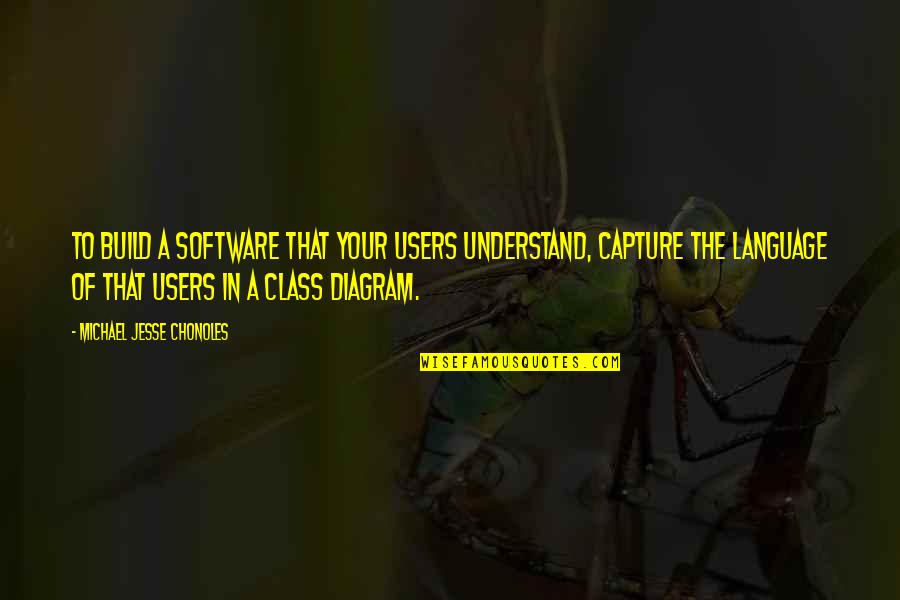 Jesse D'amato Quotes By Michael Jesse Chonoles: To build a software that your users understand,