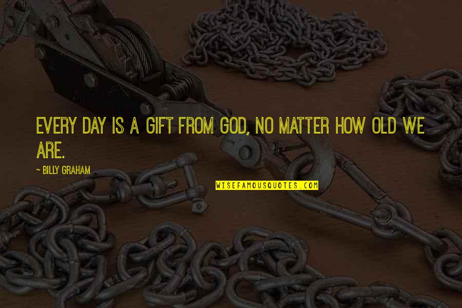 Jesucristo Reinas Quotes By Billy Graham: Every day is a gift from God, no