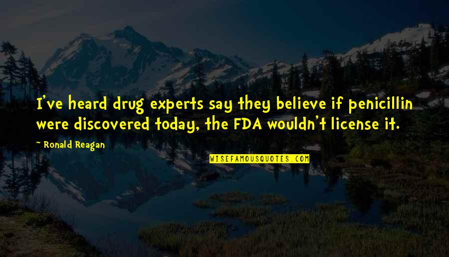Jesus Powerful Quotes By Ronald Reagan: I've heard drug experts say they believe if Jesus Powerful Quotes By Ronald Reagan: I've heard drug experts say they believe if