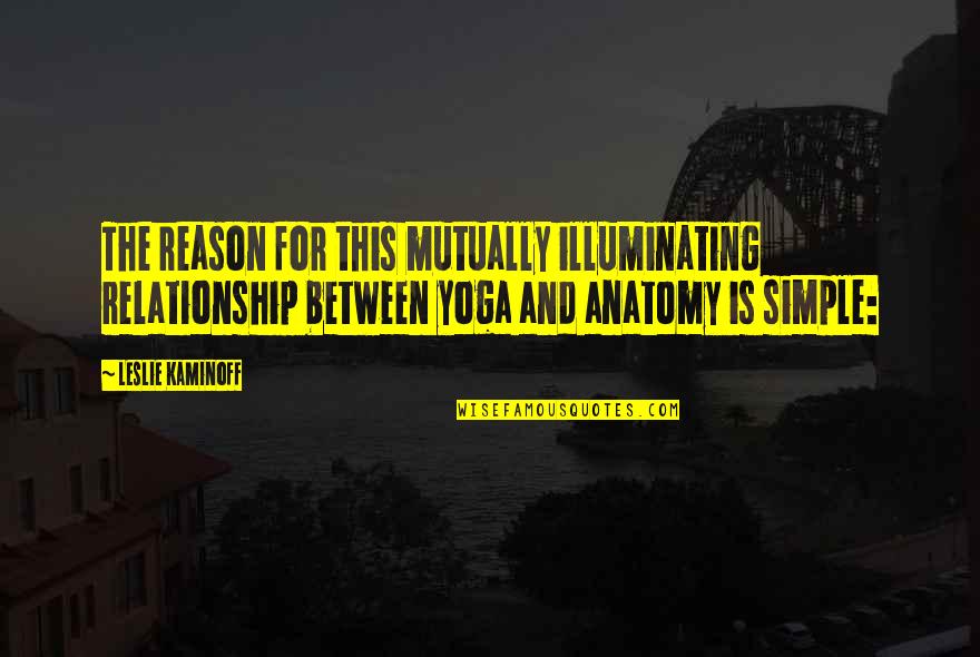 Jet Like Jet Quotes By Leslie Kaminoff: The reason for this mutually illuminating relationship between Jet Like Jet Quotes By Leslie Kaminoff: The reason for this mutually illuminating relationship between