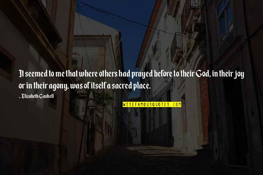 Jeung Suns Quotes By Elizabeth Gaskell: It seemed to me that where others had