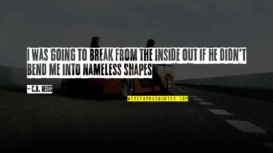 Jhalawar Quotes By C.D. Reiss: I was going to break from the inside