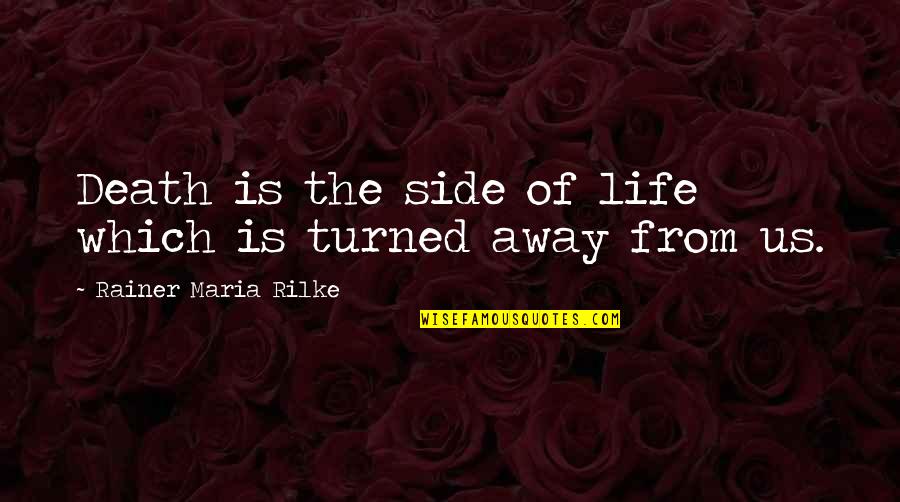 Jiaqing Vase Quotes By Rainer Maria Rilke: Death is the side of life which is Jiaqing Vase Quotes By Rainer Maria Rilke: Death is the side of life which is