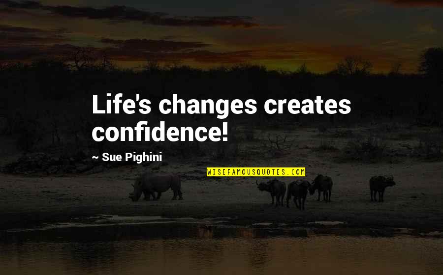 Jidenna Quotes By Sue Pighini: Life's changes creates confidence!