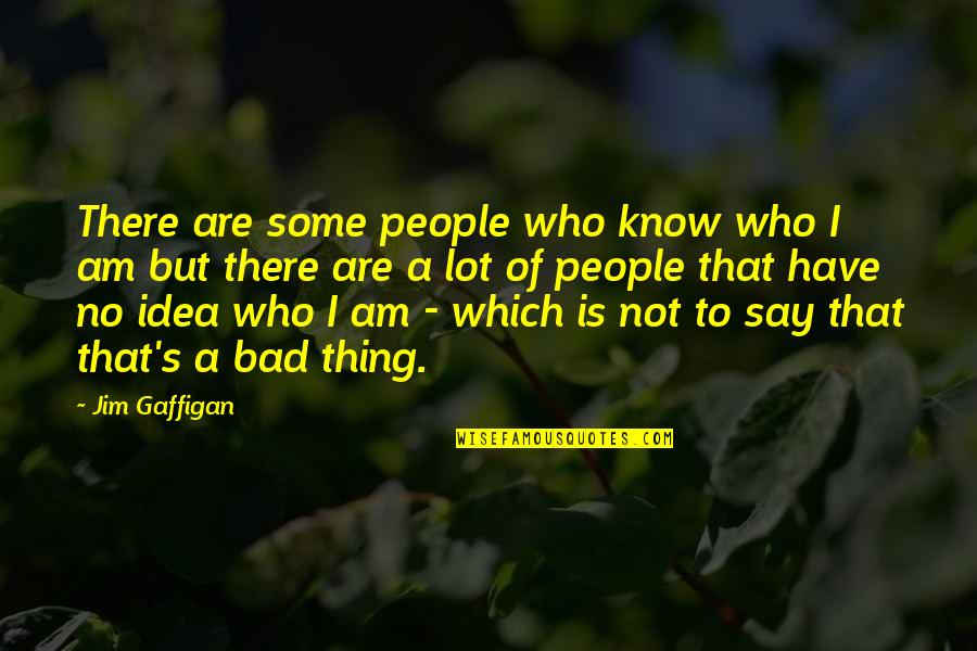 Jim Gaffigan Quotes By Jim Gaffigan: There are some people who know who I Jim Gaffigan Quotes By Jim Gaffigan: There are some people who know who I