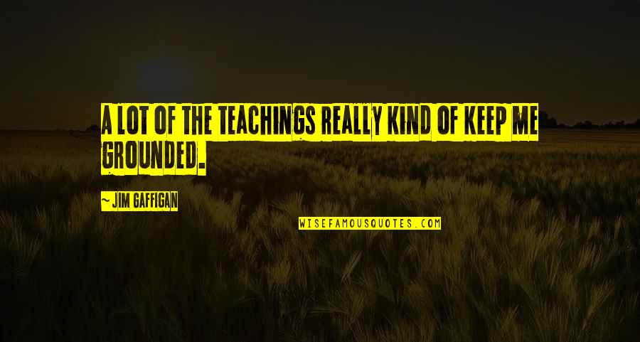 Jim Gaffigan Quotes By Jim Gaffigan: A lot of the teachings really kind of Jim Gaffigan Quotes By Jim Gaffigan: A lot of the teachings really kind of