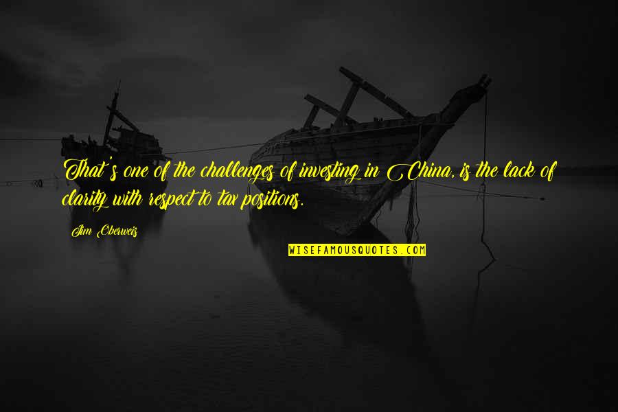 Jim Oberweis Quotes By Jim Oberweis: That's one of the challenges of investing in