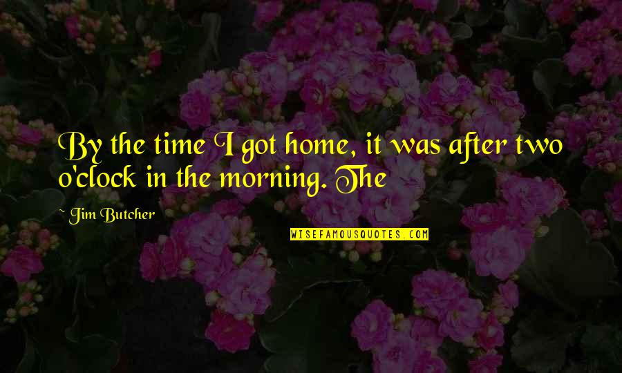 Jim O'neill Quotes By Jim Butcher: By the time I got home, it was