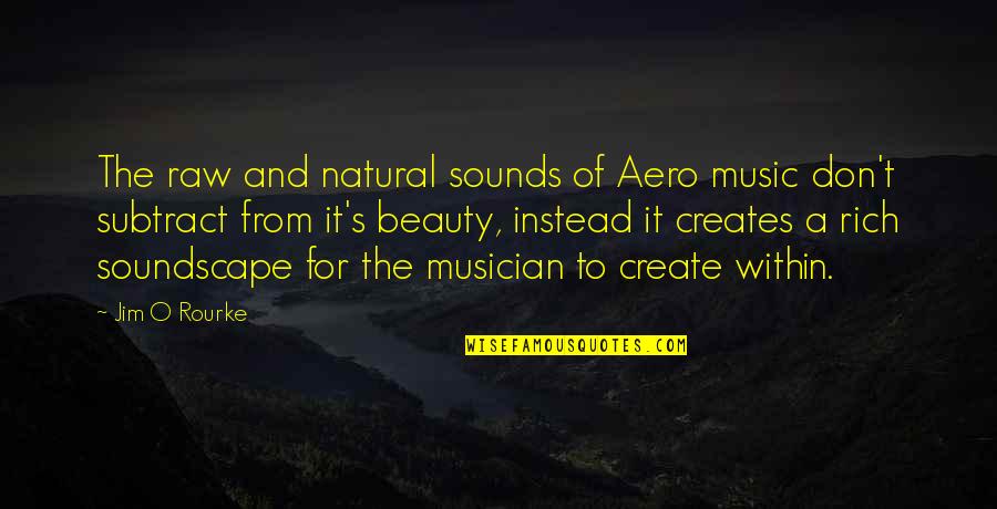 Jim O'neill Quotes By Jim O Rourke: The raw and natural sounds of Aero music