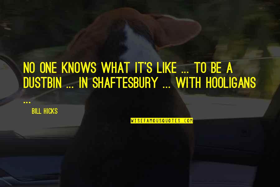 Jimothy Beckholt Quotes By Bill Hicks: No one knows what it's like ... to Jimothy Beckholt Quotes By Bill Hicks: No one knows what it's like ... to