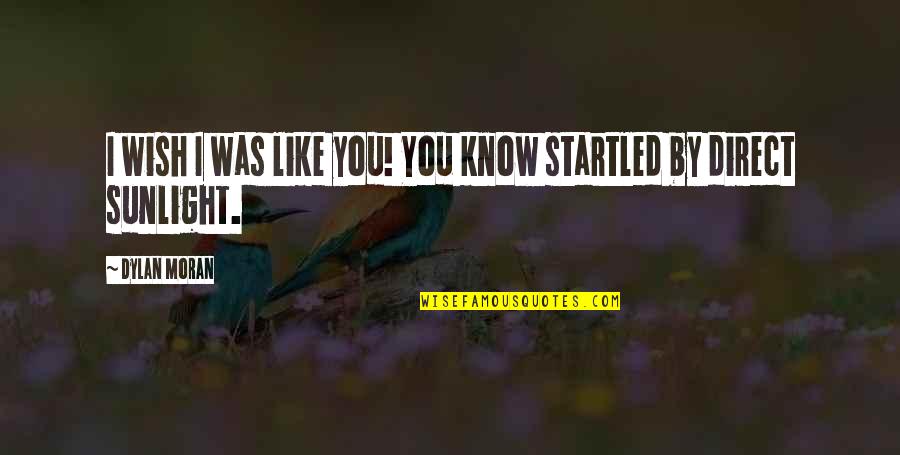 Jj Abrams Star Wars Quote Quotes By Dylan Moran: I wish I was like you! You know