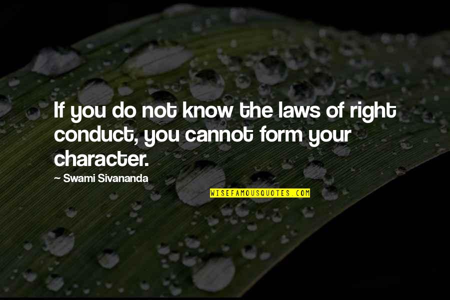 Jnani Chapman Quotes By Swami Sivananda: If you do not know the laws of