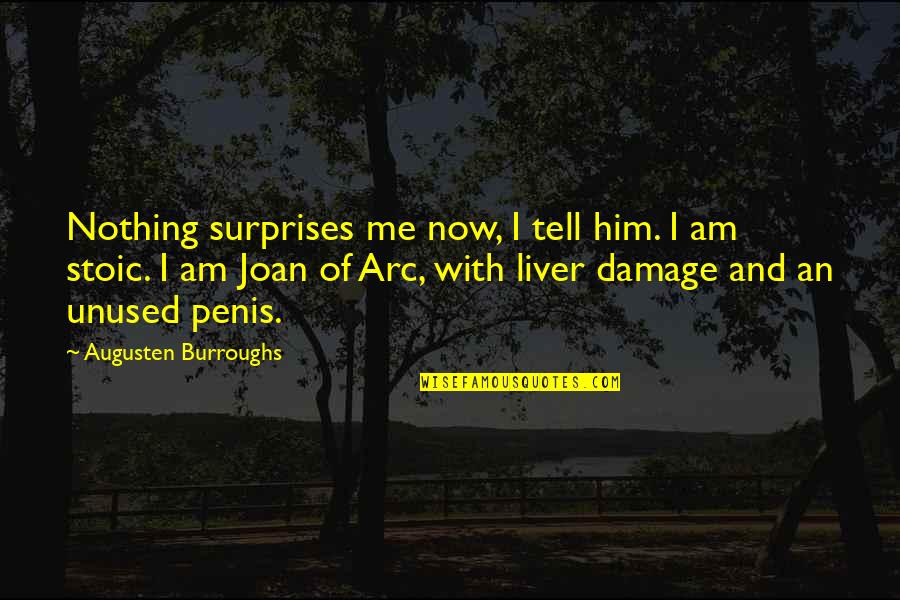 Joan Of Arc Quotes By Augusten Burroughs: Nothing surprises me now, I tell him. I