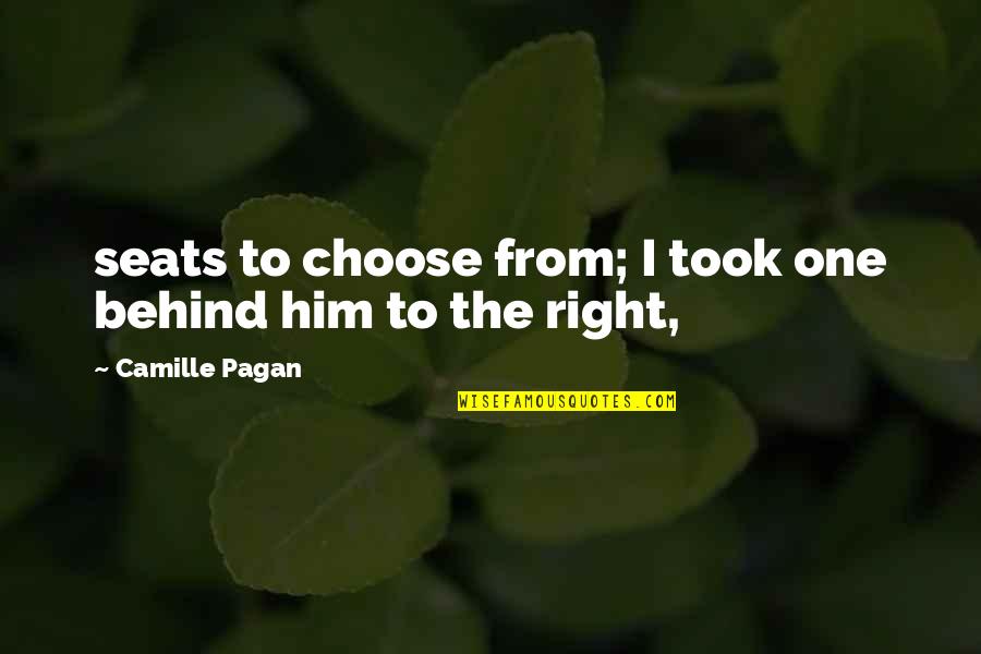 Joe Biden Meme Quotes By Camille Pagan: seats to choose from; I took one behind