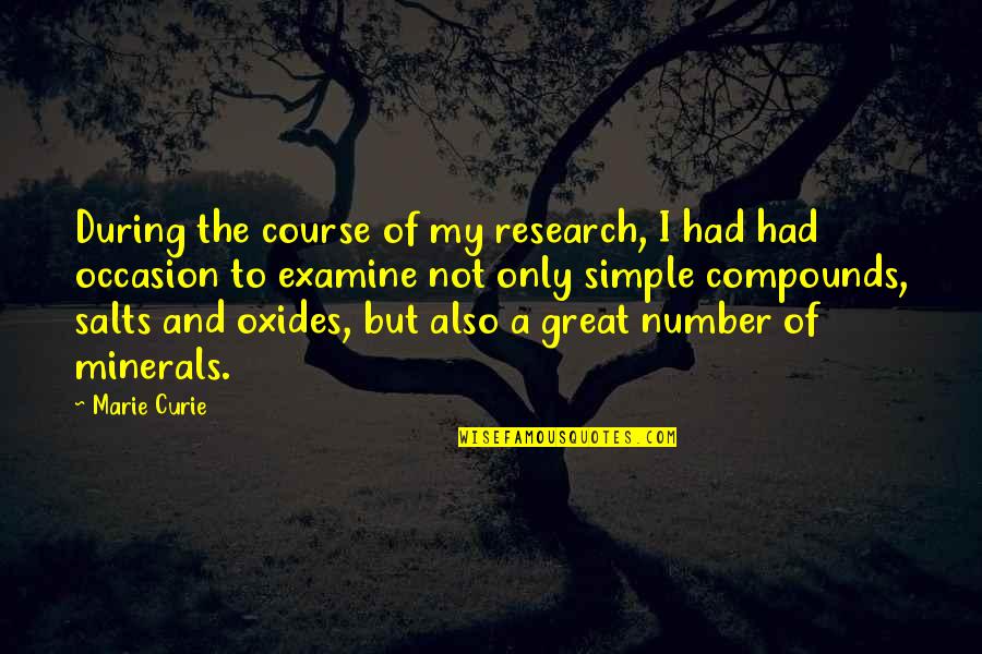 Joey Jordison Funny Quotes By Marie Curie: During the course of my research, I had