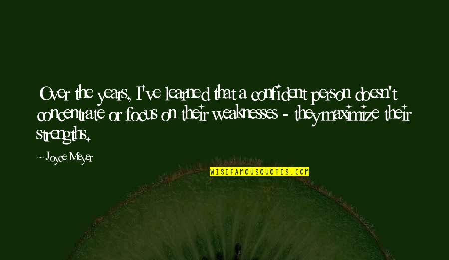 Jogi Mahi Quotes By Joyce Meyer: Over the years, I've learned that a confident Jogi Mahi Quotes By Joyce Meyer: Over the years, I've learned that a confident
