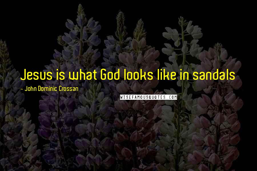 John Dominic Crossan quotes: Jesus is what God looks like in sandals