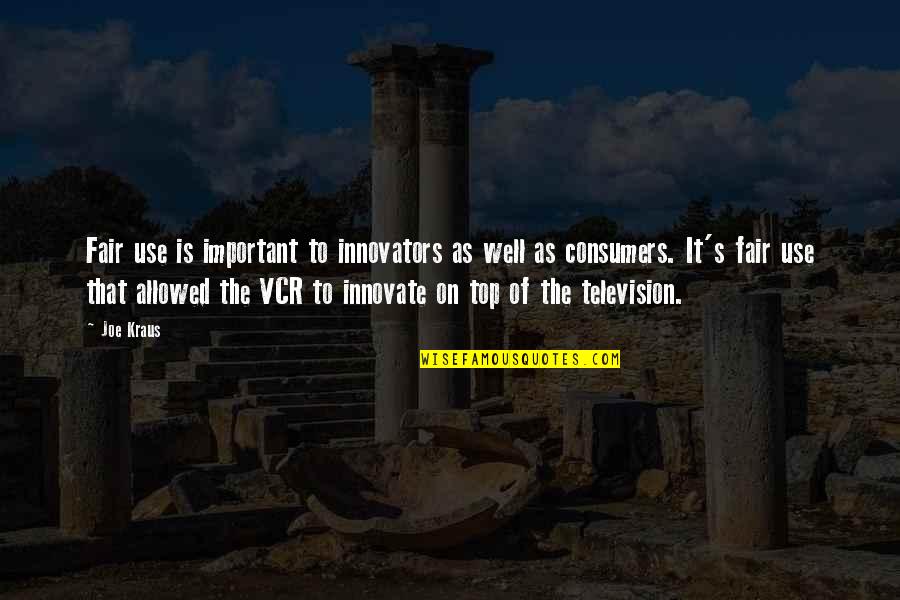 John Locke Federalism Quotes By Joe Kraus: Fair use is important to innovators as well John Locke Federalism Quotes By Joe Kraus: Fair use is important to innovators as well