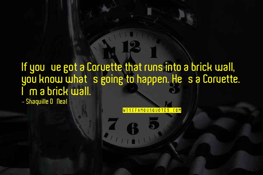 John Mill Utilitarian Quotes By Shaquille O'Neal: If you've got a Corvette that runs into