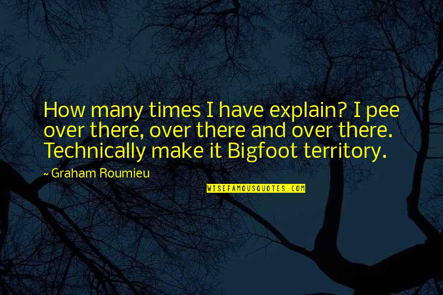 John Peter Muhlenberg Quotes By Graham Roumieu: How many times I have explain? I pee