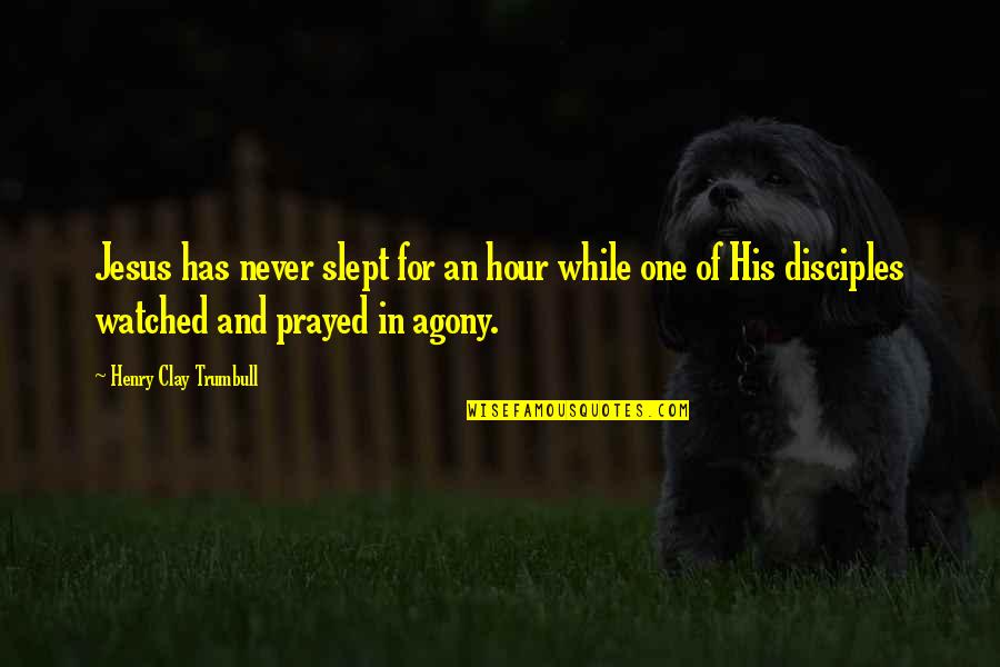 John Romita Quote Quotes By Henry Clay Trumbull: Jesus has never slept for an hour while John Romita Quote Quotes By Henry Clay Trumbull: Jesus has never slept for an hour while
