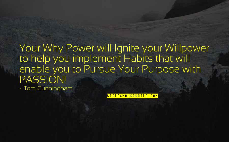 John Romita Quote Quotes By Tom Cunningham: Your Why Power will Ignite your Willpower to John Romita Quote Quotes By Tom Cunningham: Your Why Power will Ignite your Willpower to