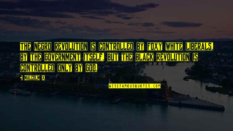 John Safran Quotes By Malcolm X: The Negro revolution is controlled by foxy white