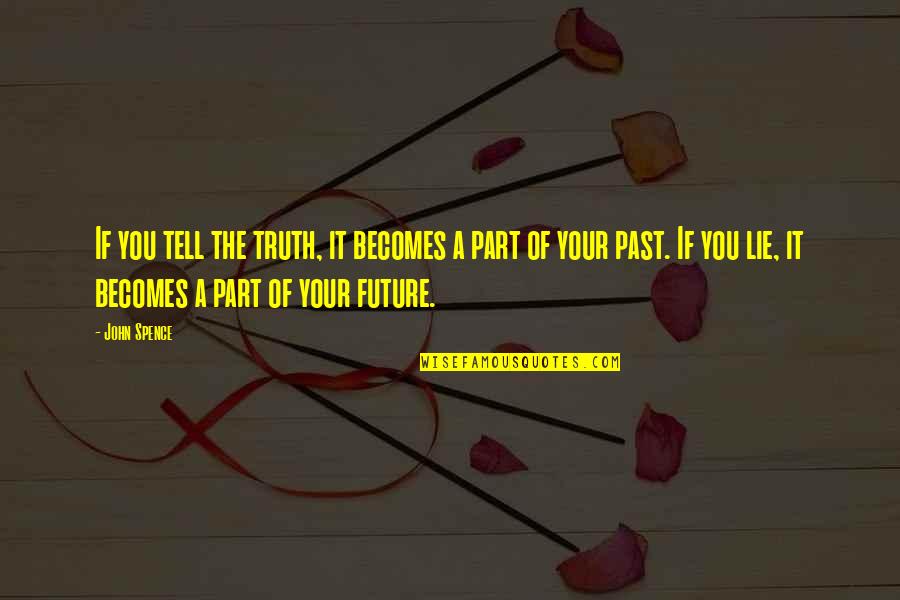 John Spence Quotes By John Spence: If you tell the truth, it becomes a