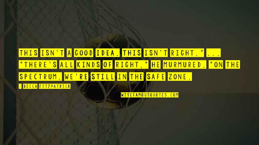 John Tagg Quotes By Becca Fitzpatrick: This isn't a good idea. This isn't right."