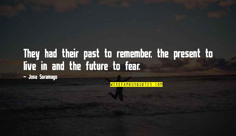 John Wildsmith Quotes By Jose Saramago: They had their past to remember, the present