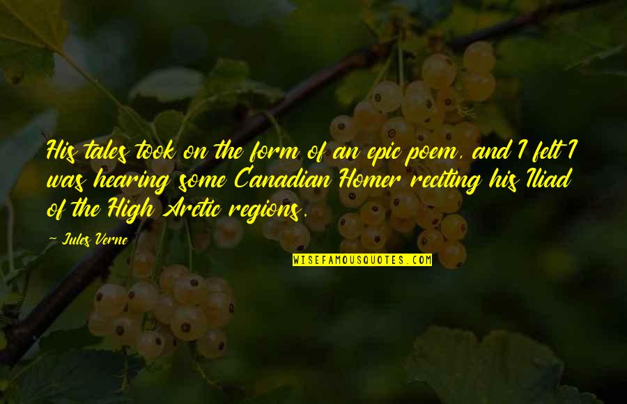 Jolantex Quotes By Jules Verne: His tales took on the form of an Jolantex Quotes By Jules Verne: His tales took on the form of an