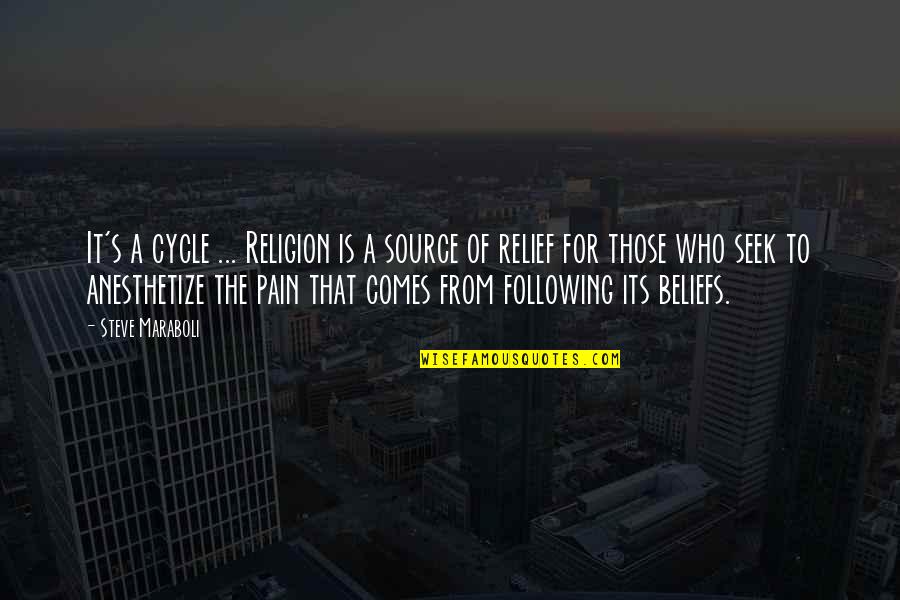Jolleys Tumbling Quotes By Steve Maraboli: It's a cycle ... Religion is a source Jolleys Tumbling Quotes By Steve Maraboli: It's a cycle ... Religion is a source