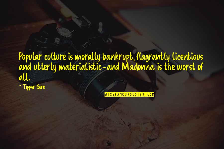 Jonah Lomu Game Quotes By Tipper Gore: Popular culture is morally bankrupt, flagrantly licentious and Jonah Lomu Game Quotes By Tipper Gore: Popular culture is morally bankrupt, flagrantly licentious and