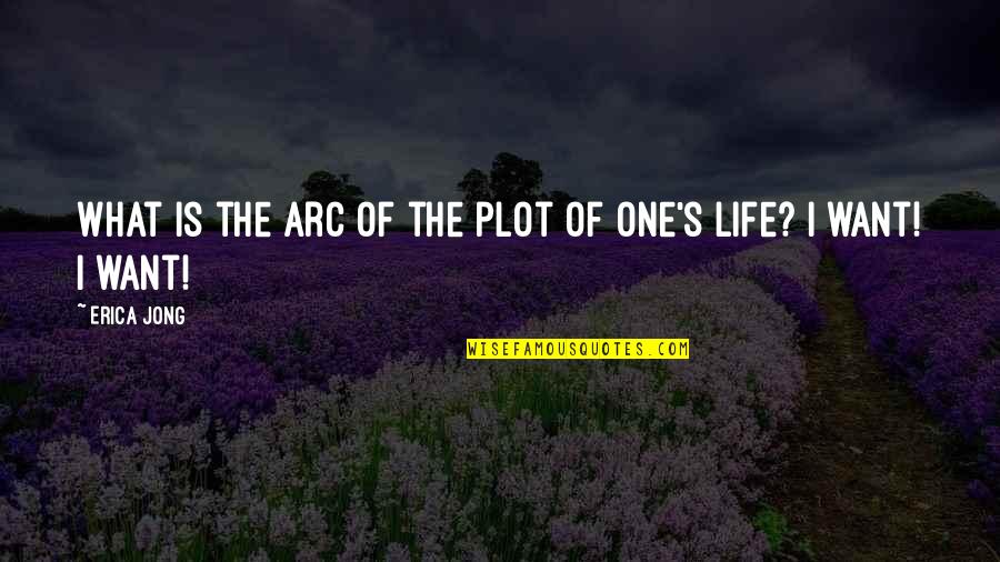 Jong's Quotes By Erica Jong: What is the arc of the plot of