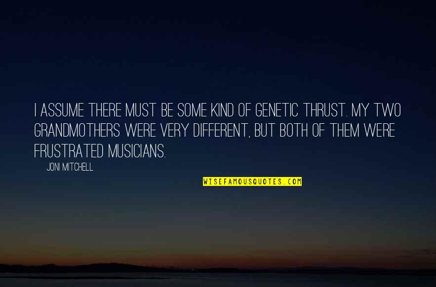 Joni Mitchell Quotes By Joni Mitchell: I assume there must be some kind of