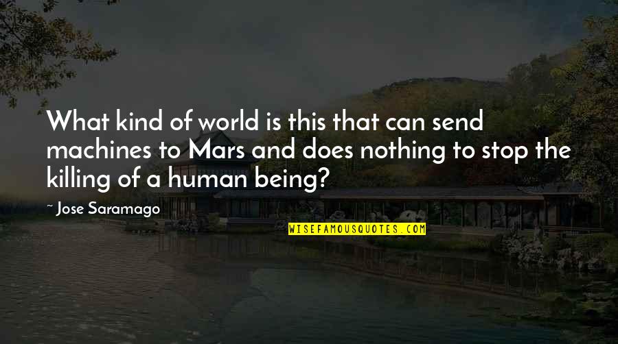 Jose Saramago Quotes By Jose Saramago: What kind of world is this that can