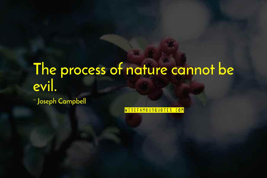 Joseph Campbell Quotes By Joseph Campbell: The process of nature cannot be evil.