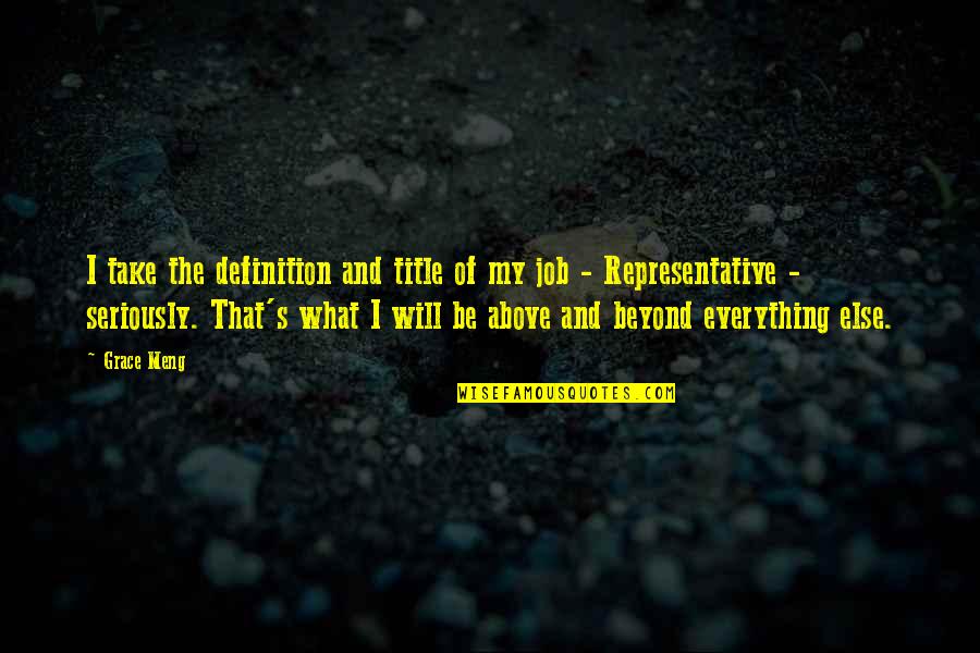 Joseph Seed Quotes By Grace Meng: I take the definition and title of my Joseph Seed Quotes By Grace Meng: I take the definition and title of my