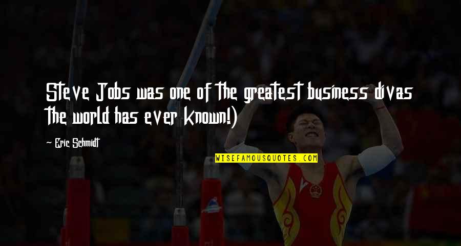 Jossue Corrales Quotes By Eric Schmidt: Steve Jobs was one of the greatest business