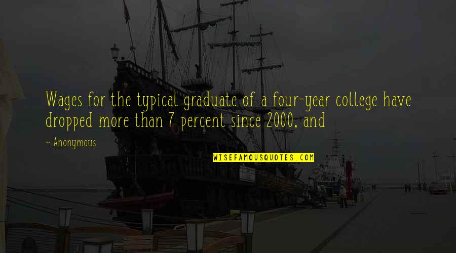 Joumana Lawyer Quotes By Anonymous: Wages for the typical graduate of a four-year